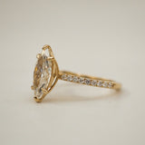 2 CT Round Halo & Pave Lab Grown Diamond Engagement Ring