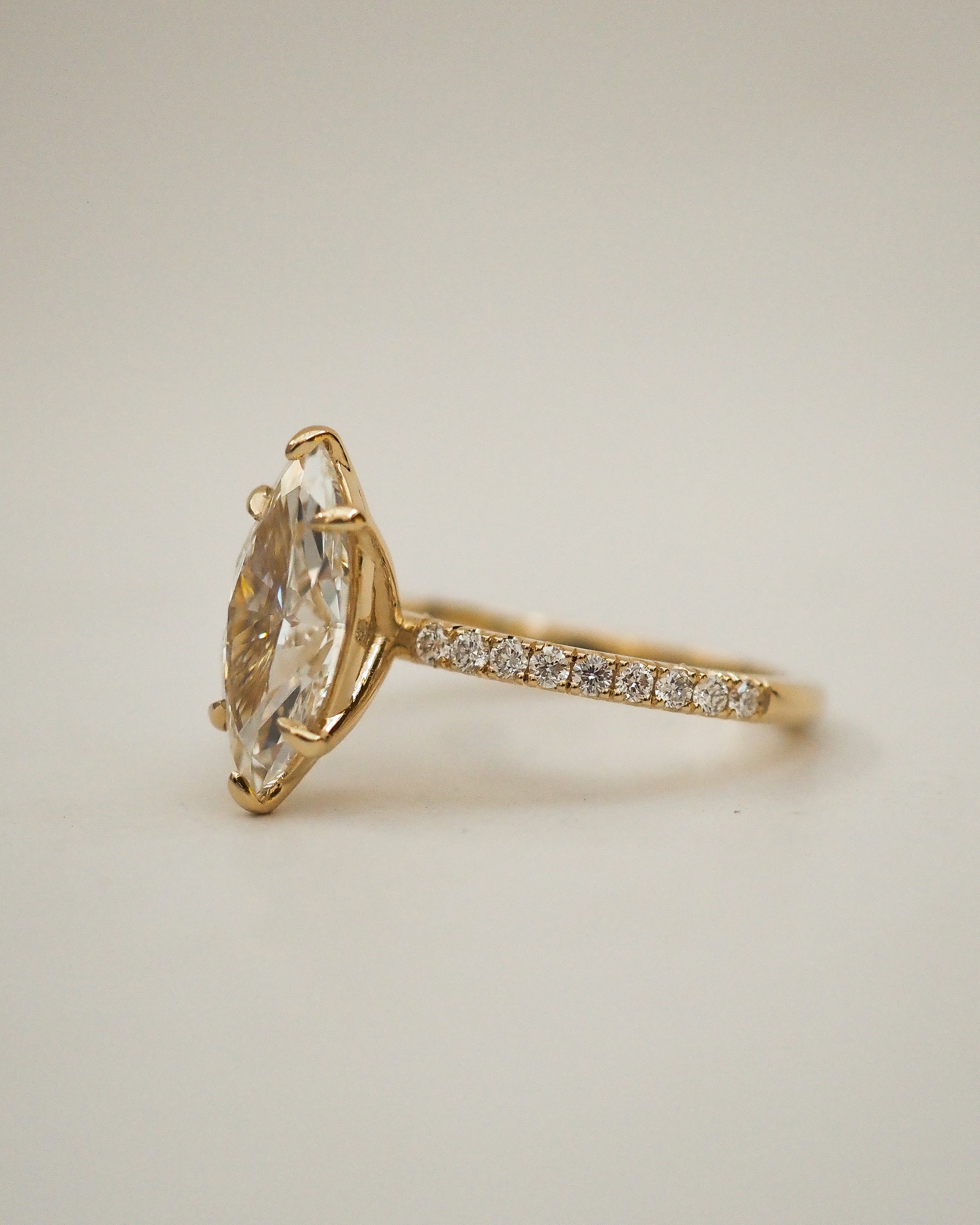 2 CT Round Halo & Pave Lab Grown Diamond Engagement Ring