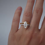 2 CT Round Halo & Pave Lab Grown Diamond Engagement Ring