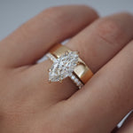 2 CT Round Halo & Pave Lab Grown Diamond Engagement Ring