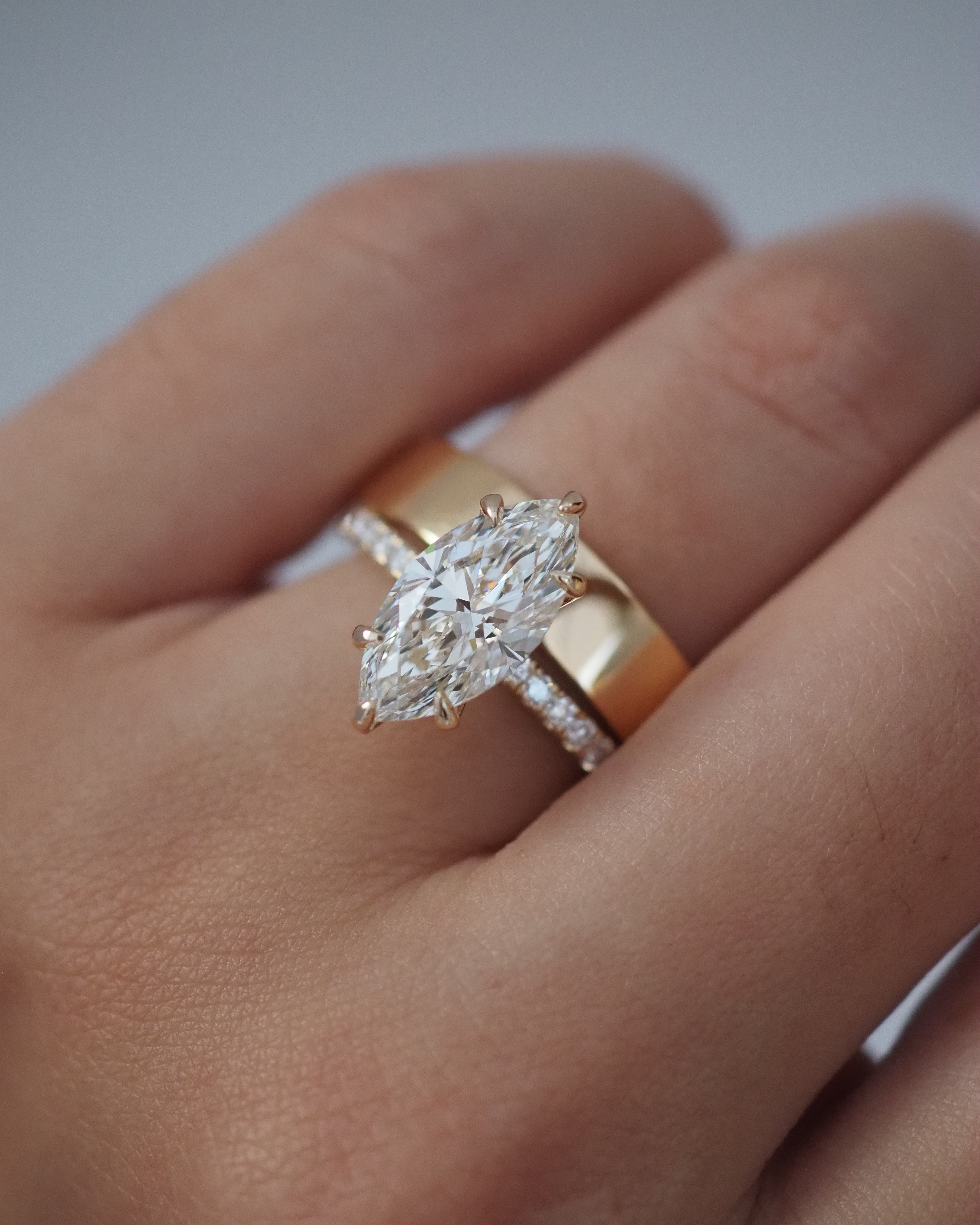 2 CT Round Halo & Pave Lab Grown Diamond Engagement Ring