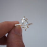 2 CT Round Halo & Pave Lab Grown Diamond Engagement Ring