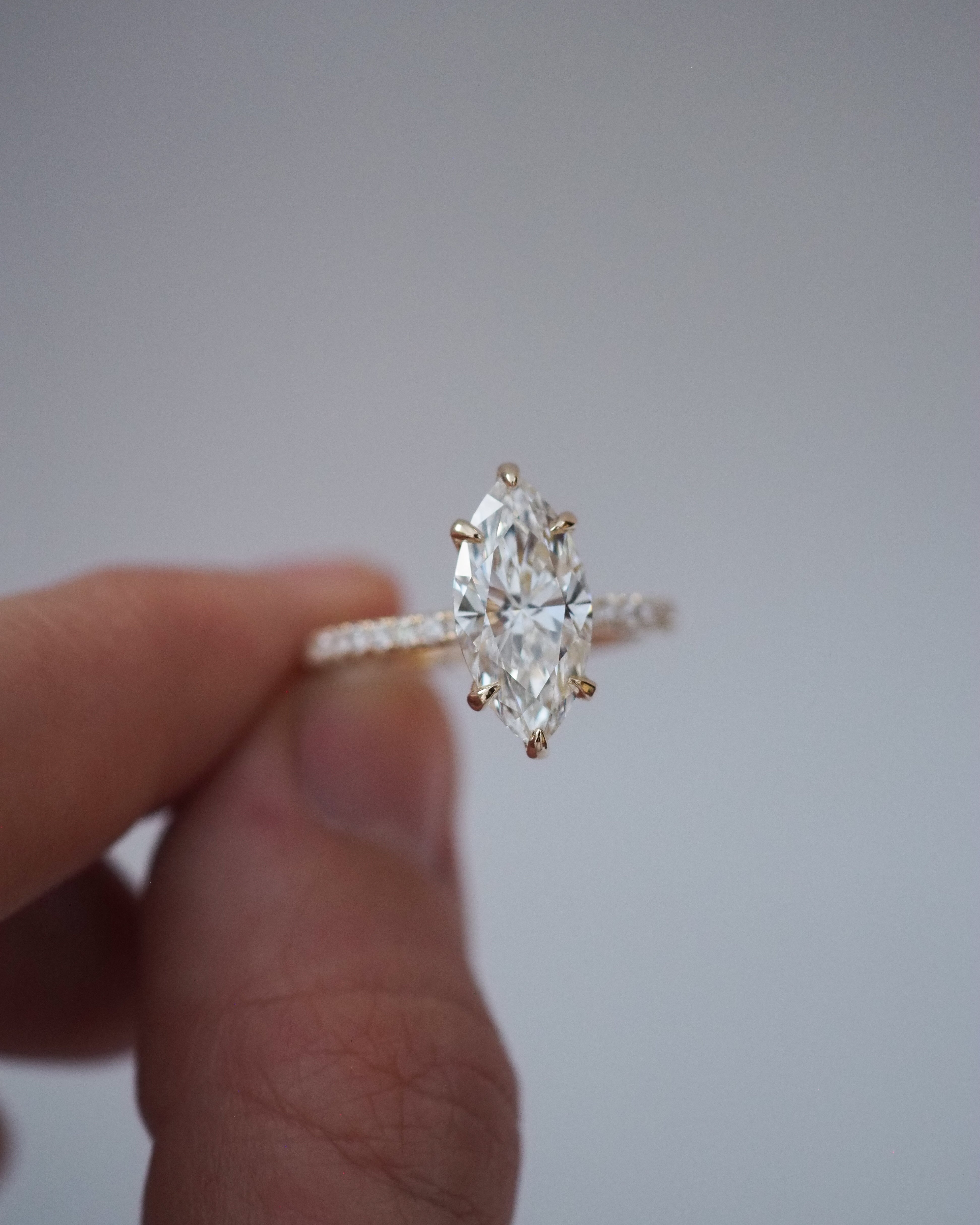 2 CT Round Halo & Pave Lab Grown Diamond Engagement Ring