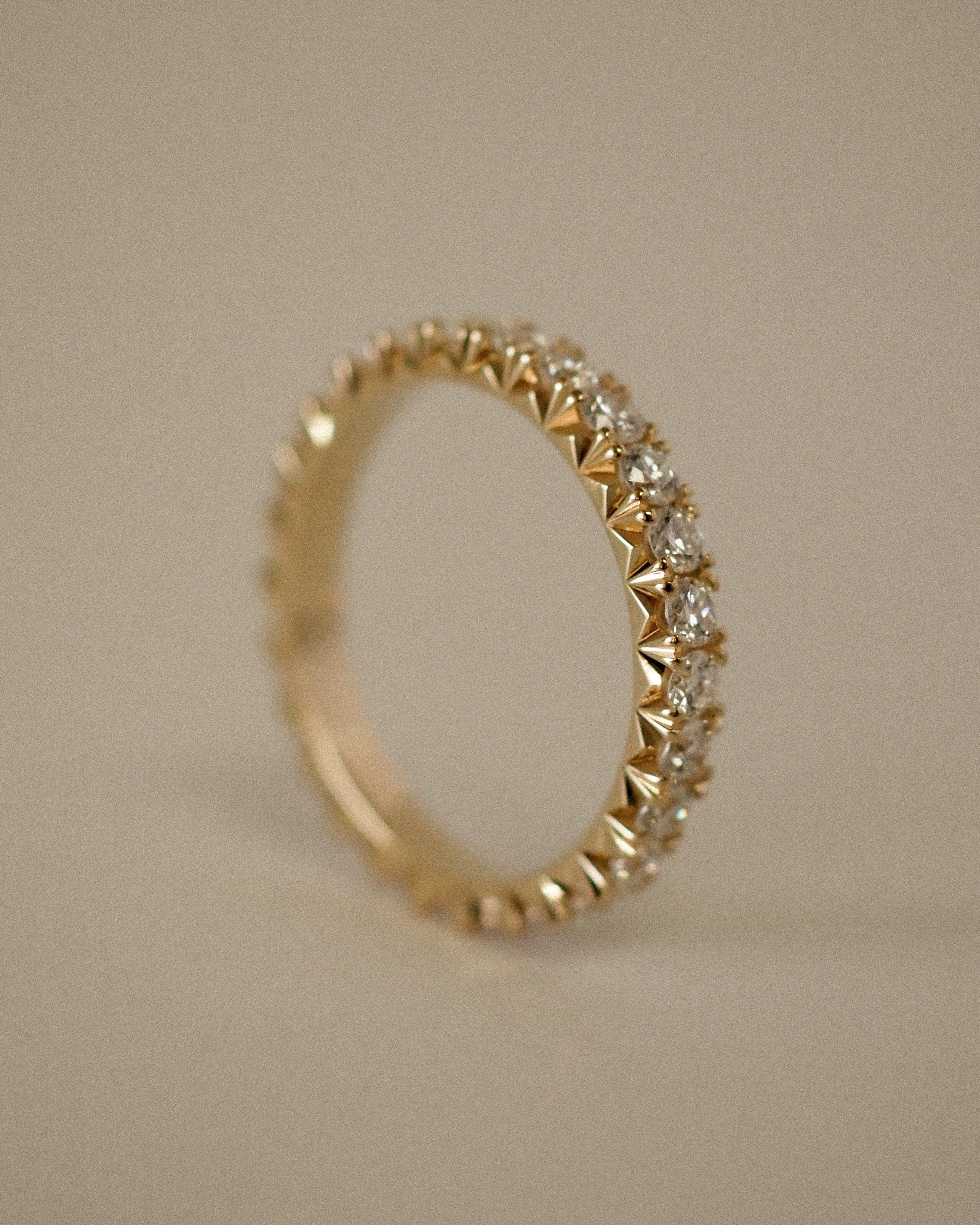 0.3 TCW Round Half Eternity Lab Grown Diamond Wedding Band