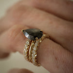 0.3 TCW Round Half Eternity Lab Grown Diamond Wedding Band