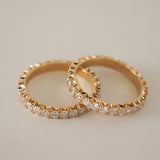 0.3 TCW Round Half Eternity Lab Grown Diamond Wedding Band