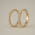 0.3 TCW Round Half Eternity Lab Grown Diamond Wedding Band