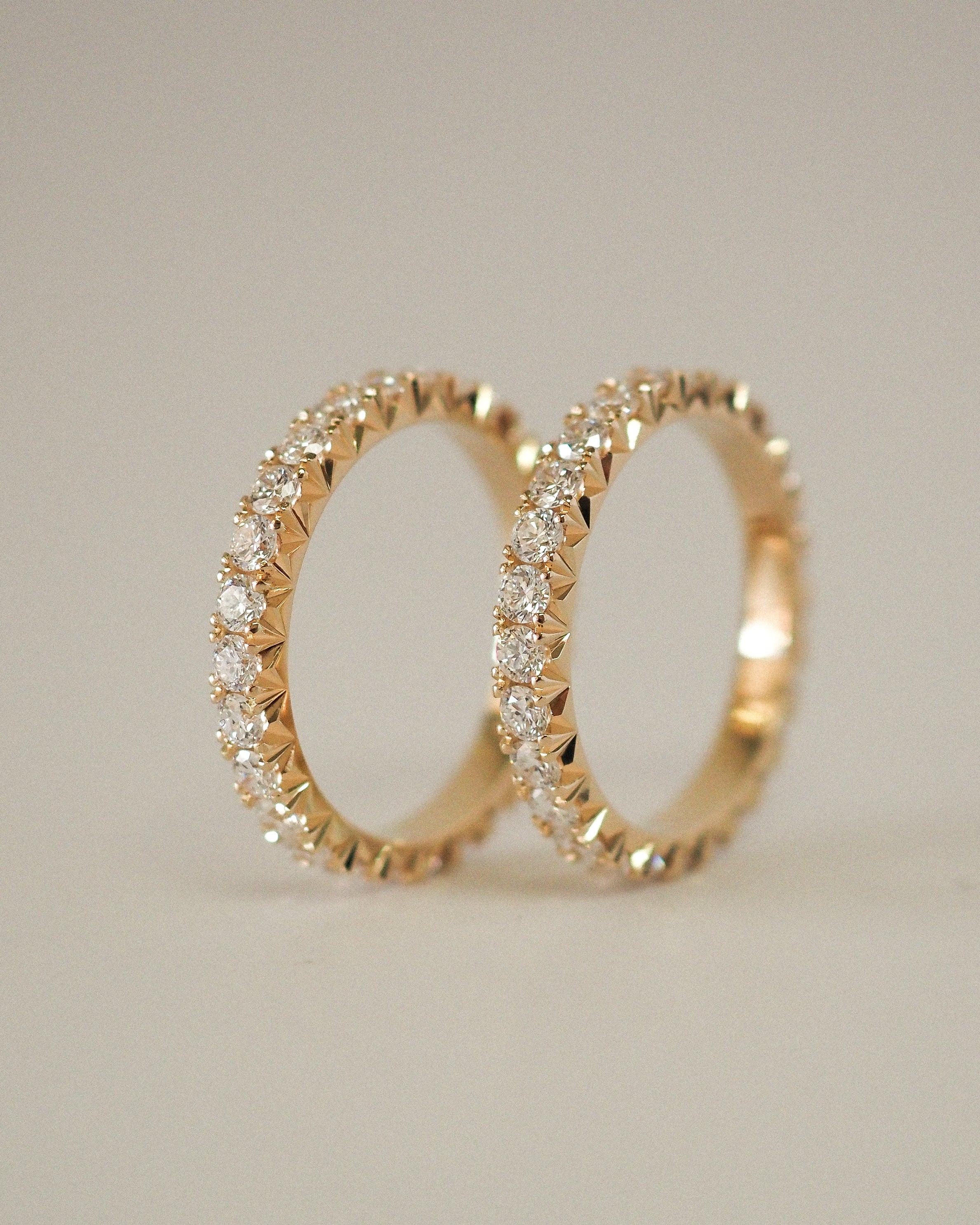 0.3 TCW Round Half Eternity Lab Grown Diamond Wedding Band