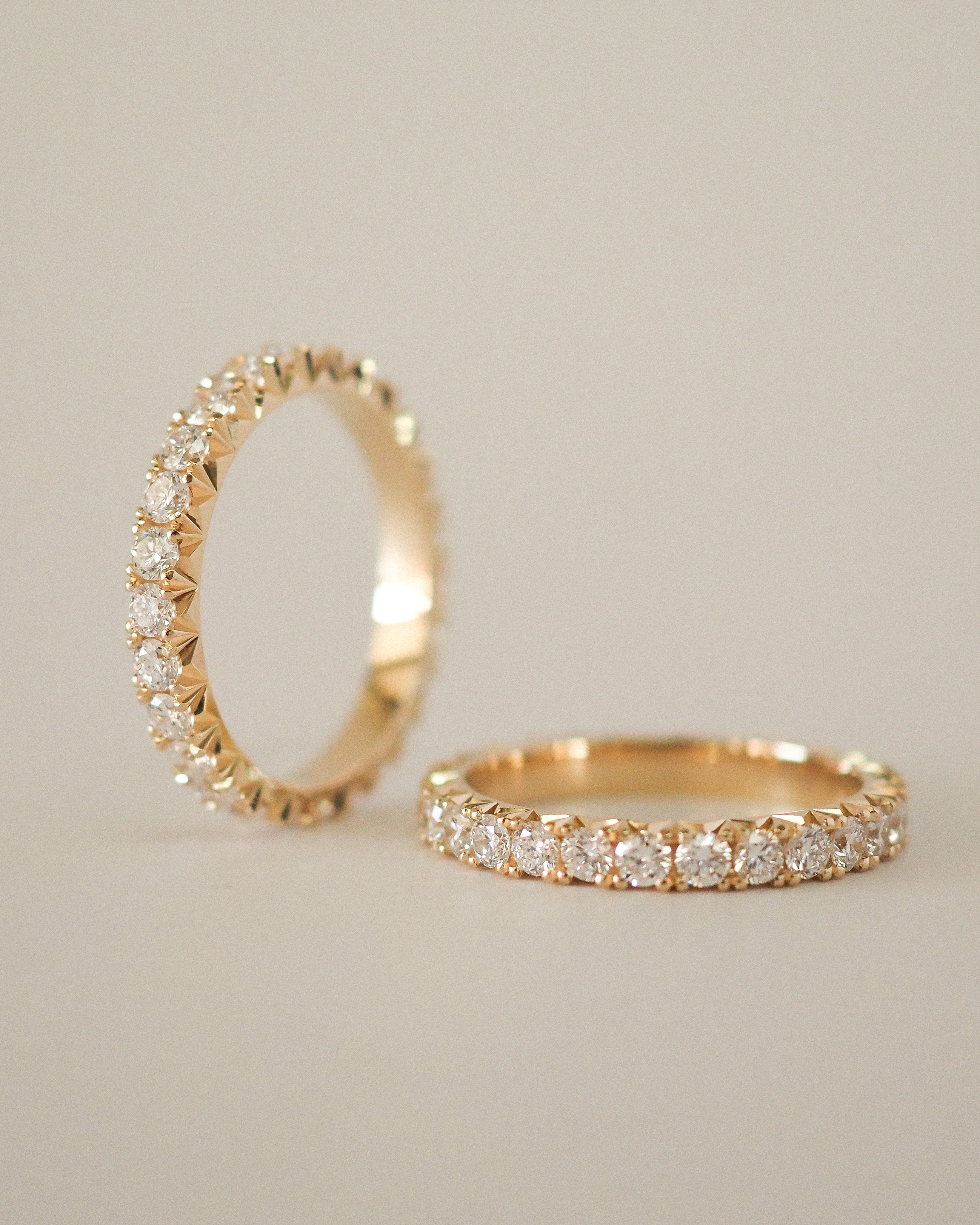 0.3 TCW Round Half Eternity Lab Grown Diamond Wedding Band