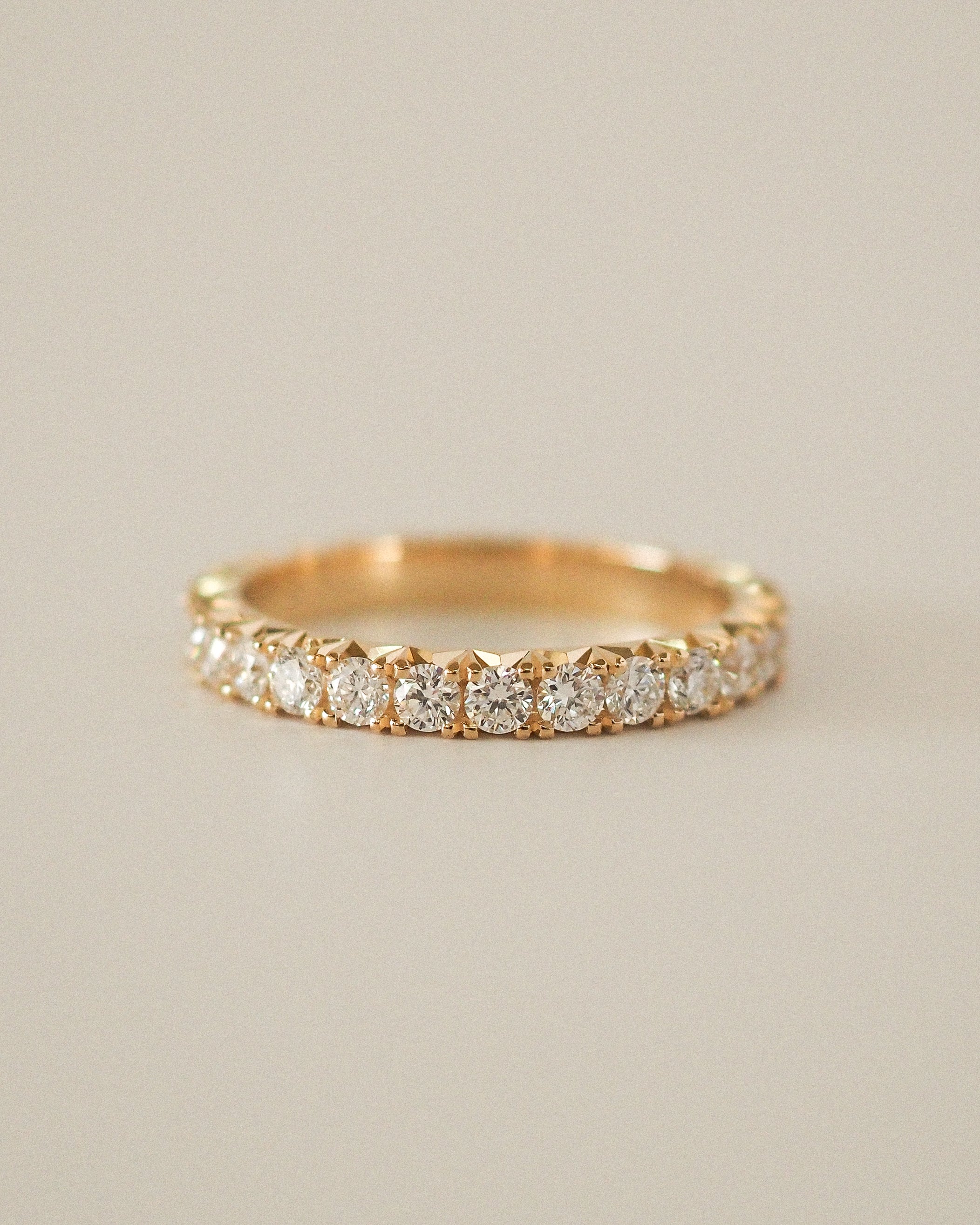 0.3 TCW Round Half Eternity Lab Grown Diamond Wedding Band