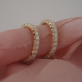 0.3 TCW Round Half Eternity Lab Grown Diamond Wedding Band