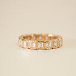 0.3 TCW Round Half Eternity Lab Grown Diamond Wedding Band