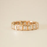 0.3 TCW Round Half Eternity Lab Grown Diamond Wedding Band