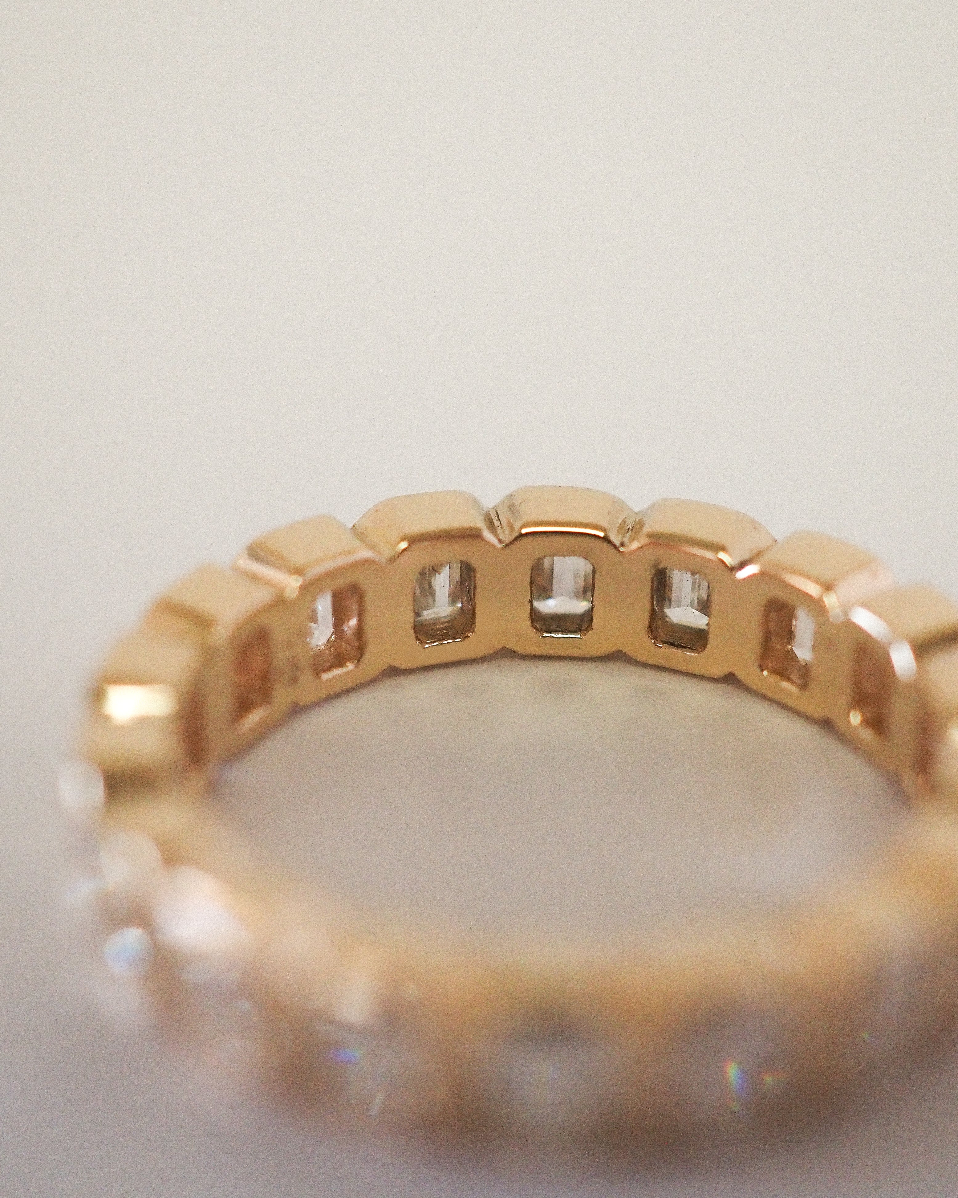 0.3 TCW Round Half Eternity Lab Grown Diamond Wedding Band