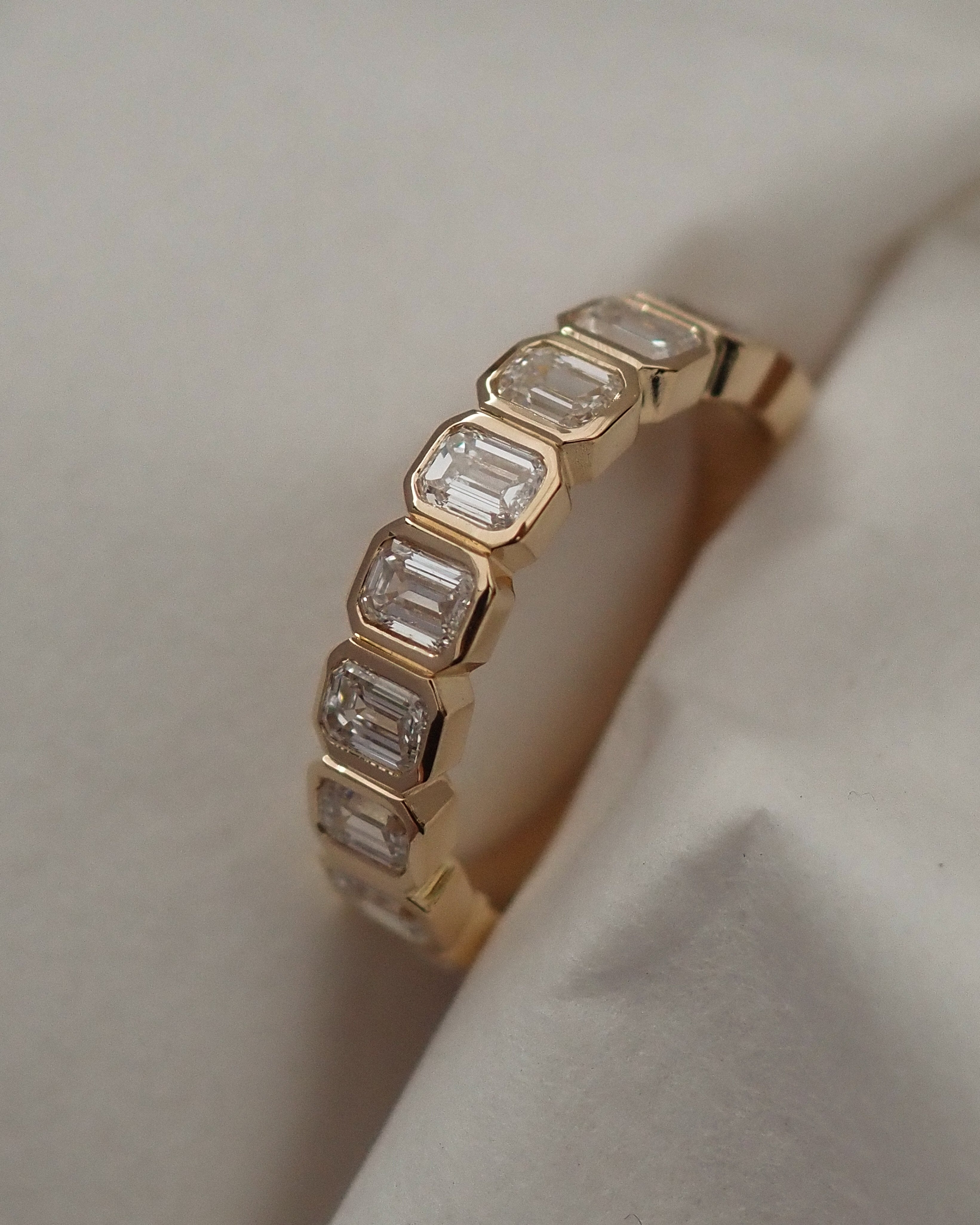 0.3 TCW Round Half Eternity Lab Grown Diamond Wedding Band