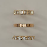 0.3 TCW Round Half Eternity Lab Grown Diamond Wedding Band