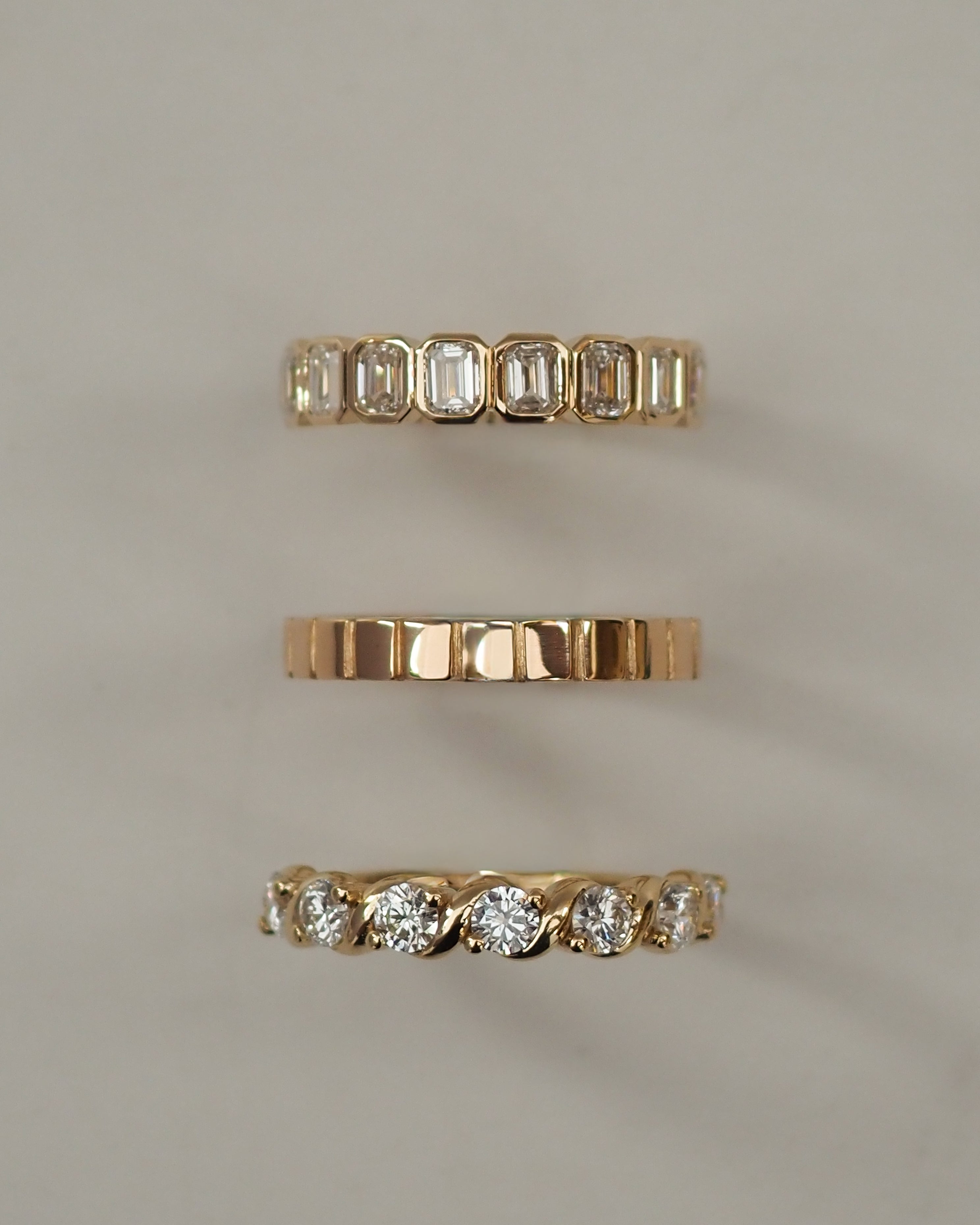 0.3 TCW Round Half Eternity Lab Grown Diamond Wedding Band