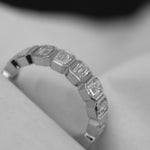 0.3 TCW Round Half Eternity Lab Grown Diamond Wedding Band