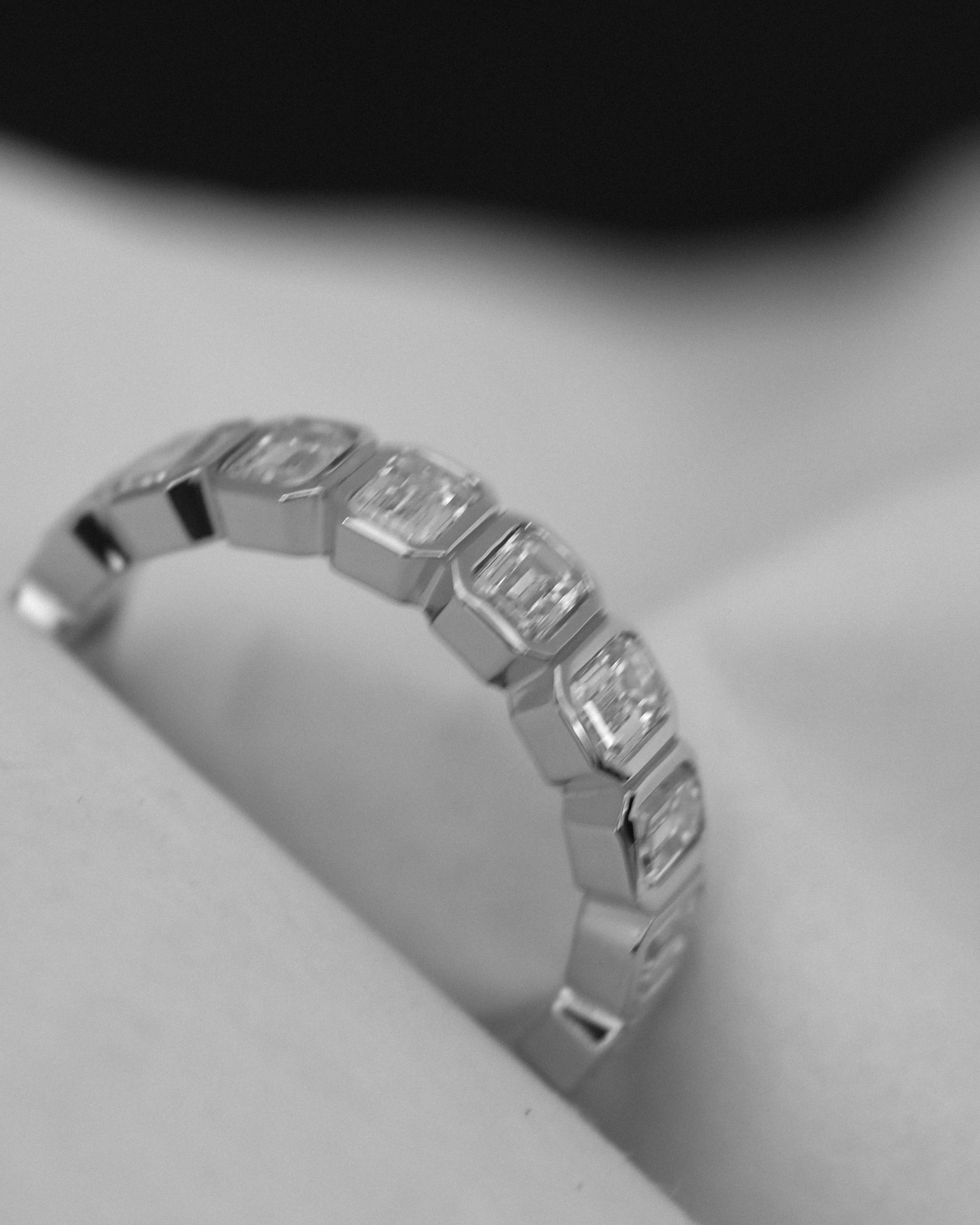 0.3 TCW Round Half Eternity Lab Grown Diamond Wedding Band