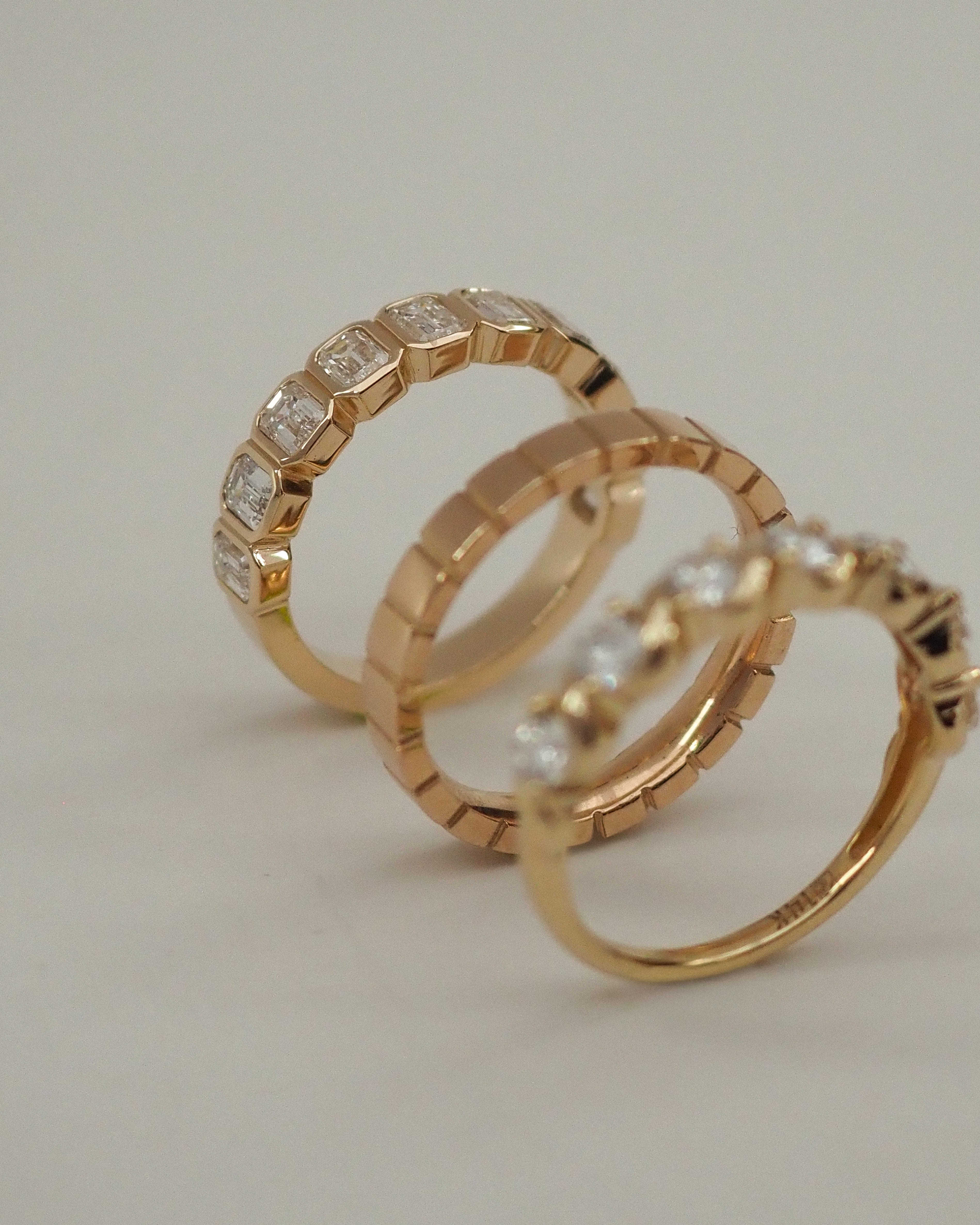 0.3 TCW Round Half Eternity Lab Grown Diamond Wedding Band