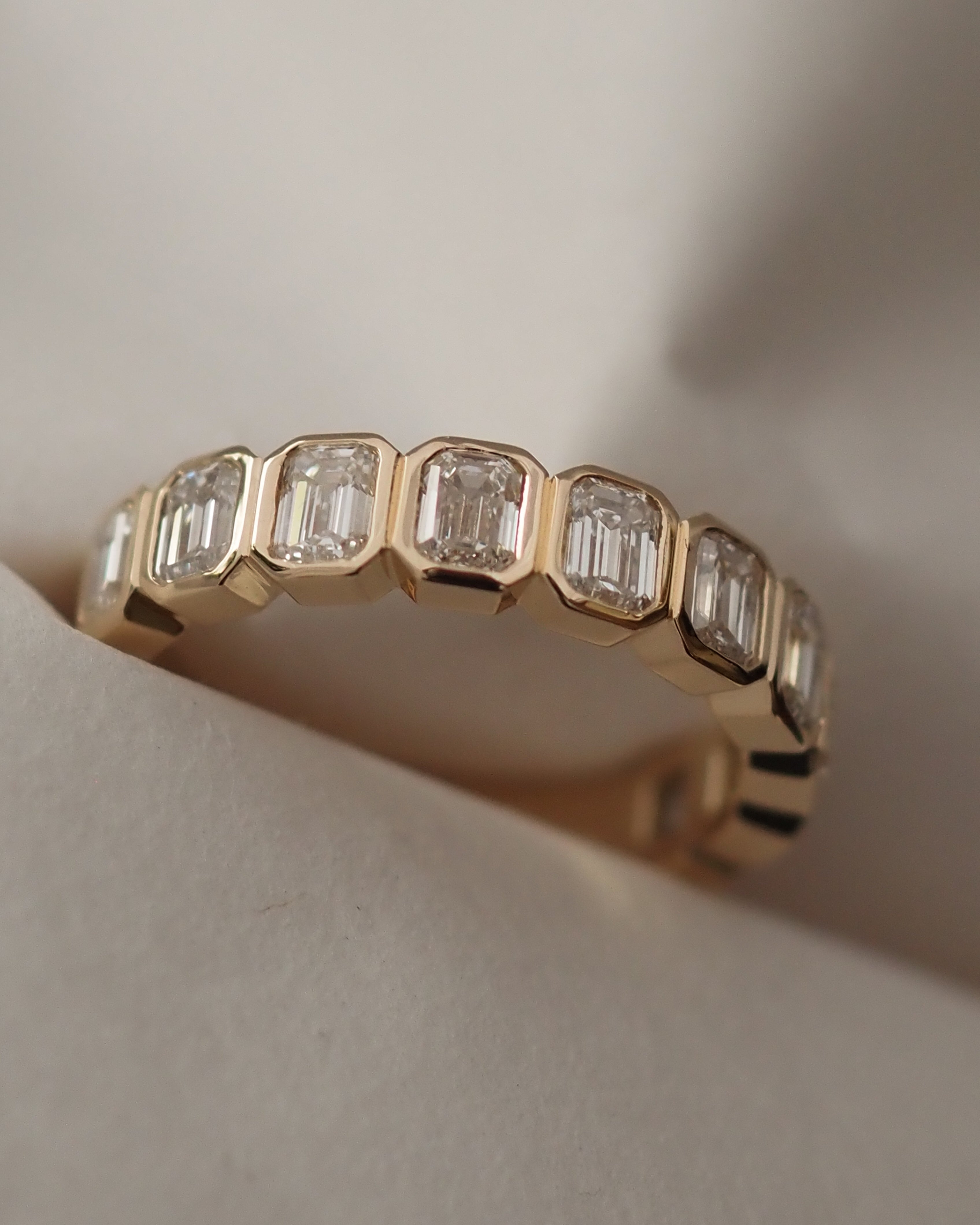 0.3 TCW Round Half Eternity Lab Grown Diamond Wedding Band