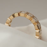 0.3 TCW Round Half Eternity Lab Grown Diamond Wedding Band
