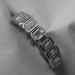 0.3 TCW Round Half Eternity Lab Grown Diamond Wedding Band