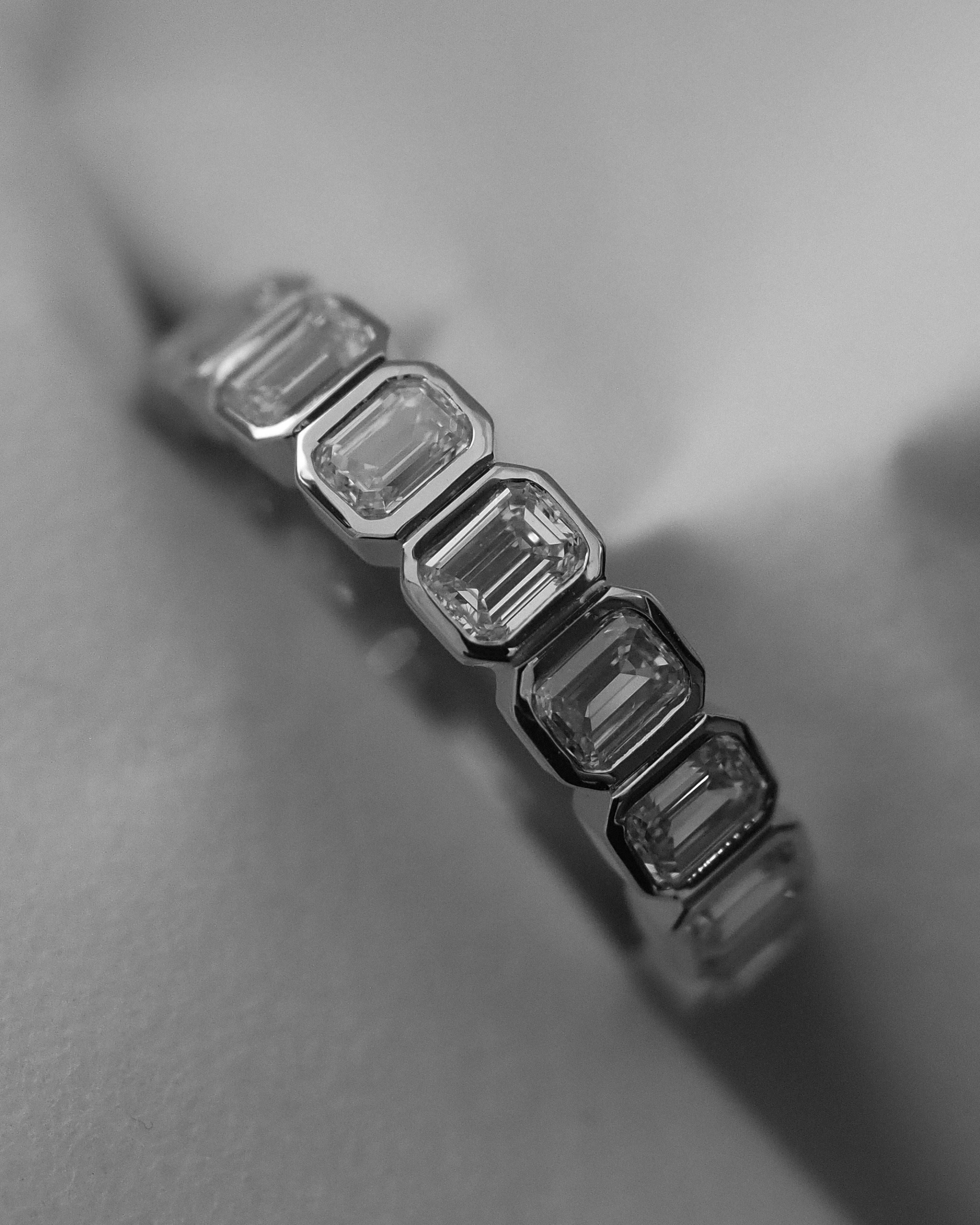 0.3 TCW Round Half Eternity Lab Grown Diamond Wedding Band