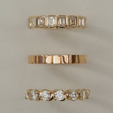 0.3 TCW Round Half Eternity Lab Grown Diamond Wedding Band