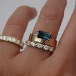 0.3 TCW Round Half Eternity Lab Grown Diamond Wedding Band