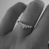 0.3 TCW Round Half Eternity Lab Grown Diamond Wedding Band