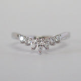 0.3 TCW Round Half Eternity Lab Grown Diamond Wedding Band