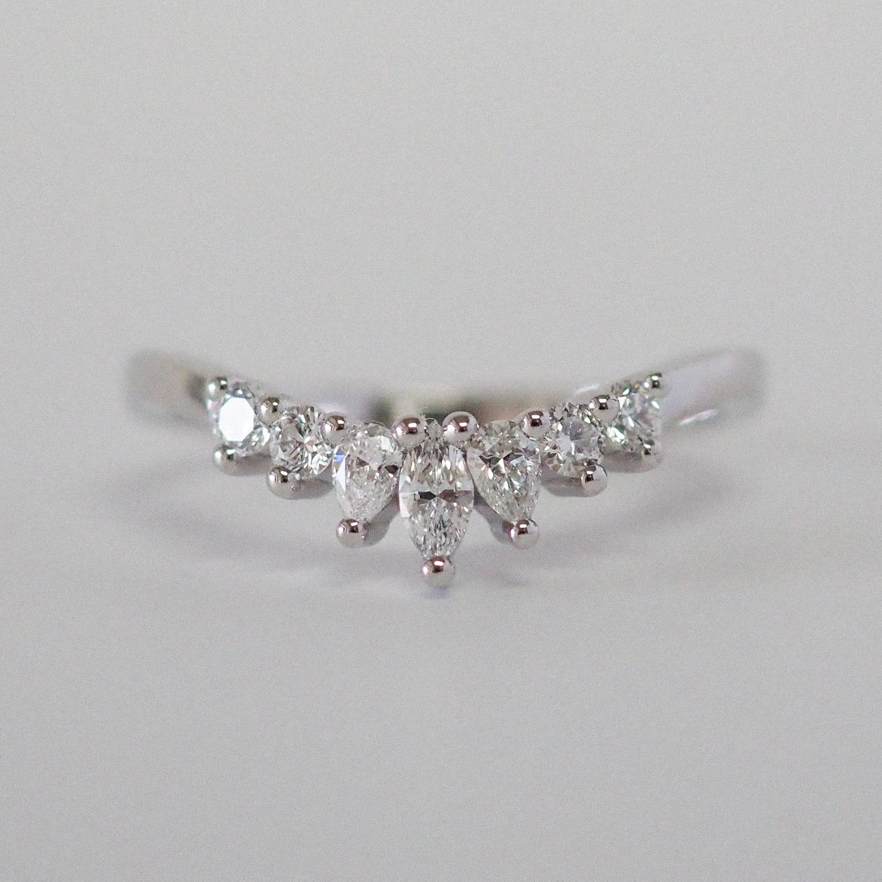 0.3 TCW Round Half Eternity Lab Grown Diamond Wedding Band