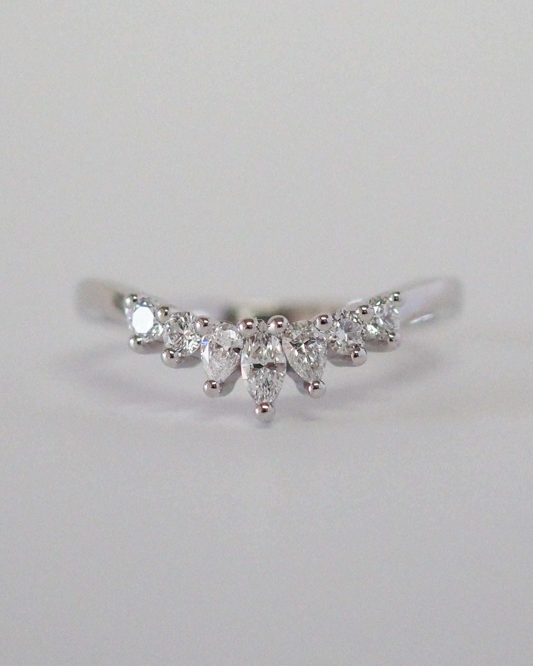 0.3 TCW Round Half Eternity Lab Grown Diamond Wedding Band