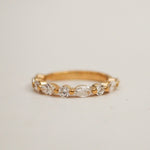 0.3 TCW Round Half Eternity Lab Grown Diamond Wedding Band