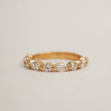 0.3 TCW Round Half Eternity Lab Grown Diamond Wedding Band