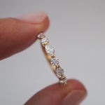 0.3 TCW Round Half Eternity Lab Grown Diamond Wedding Band