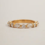 0.3 TCW Round Half Eternity Lab Grown Diamond Wedding Band