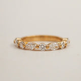 0.3 TCW Round Half Eternity Lab Grown Diamond Wedding Band