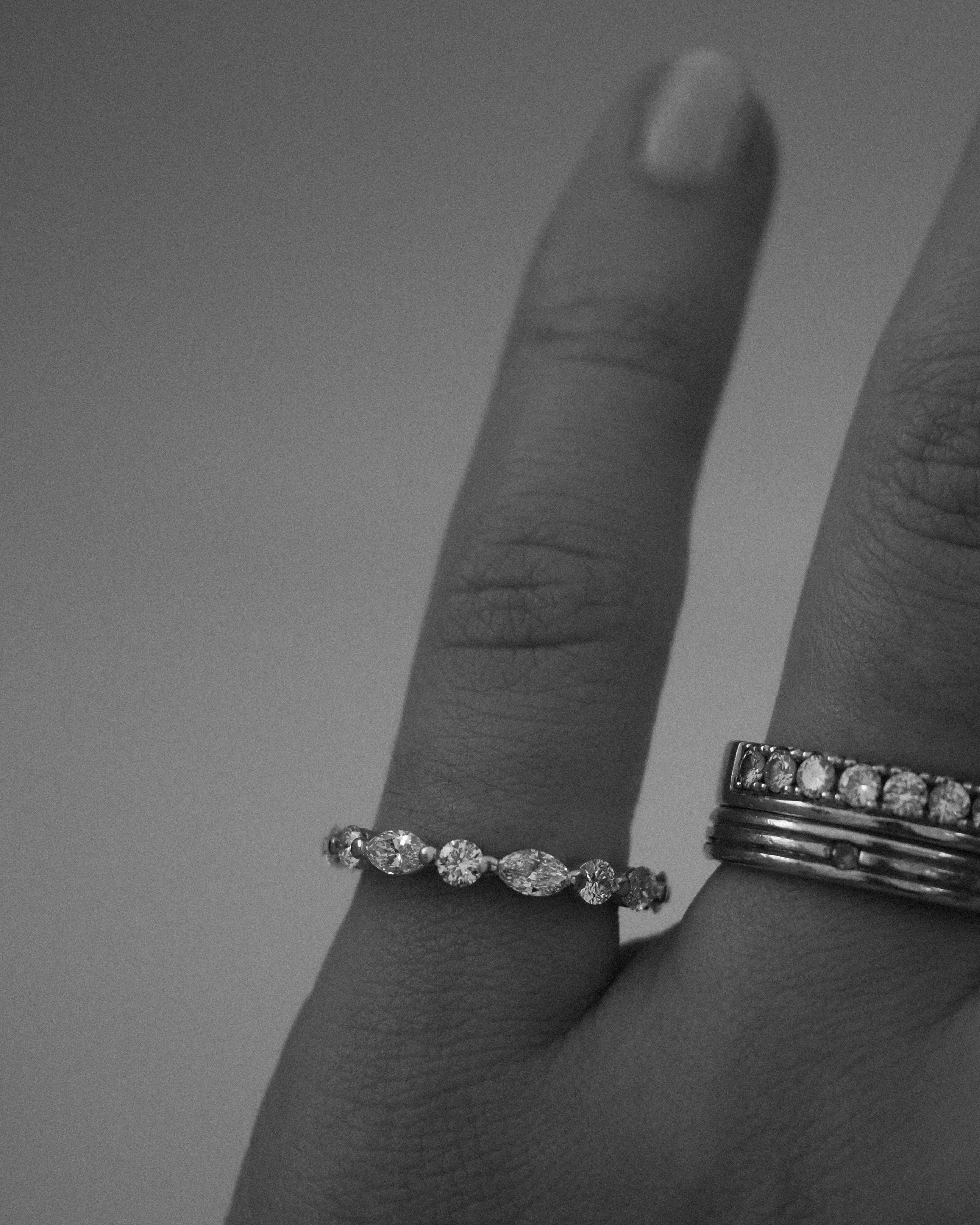 0.3 TCW Round Half Eternity Lab Grown Diamond Wedding Band