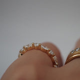 0.3 TCW Round Half Eternity Lab Grown Diamond Wedding Band