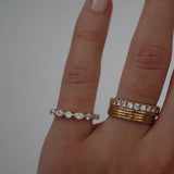 0.3 TCW Round Half Eternity Lab Grown Diamond Wedding Band