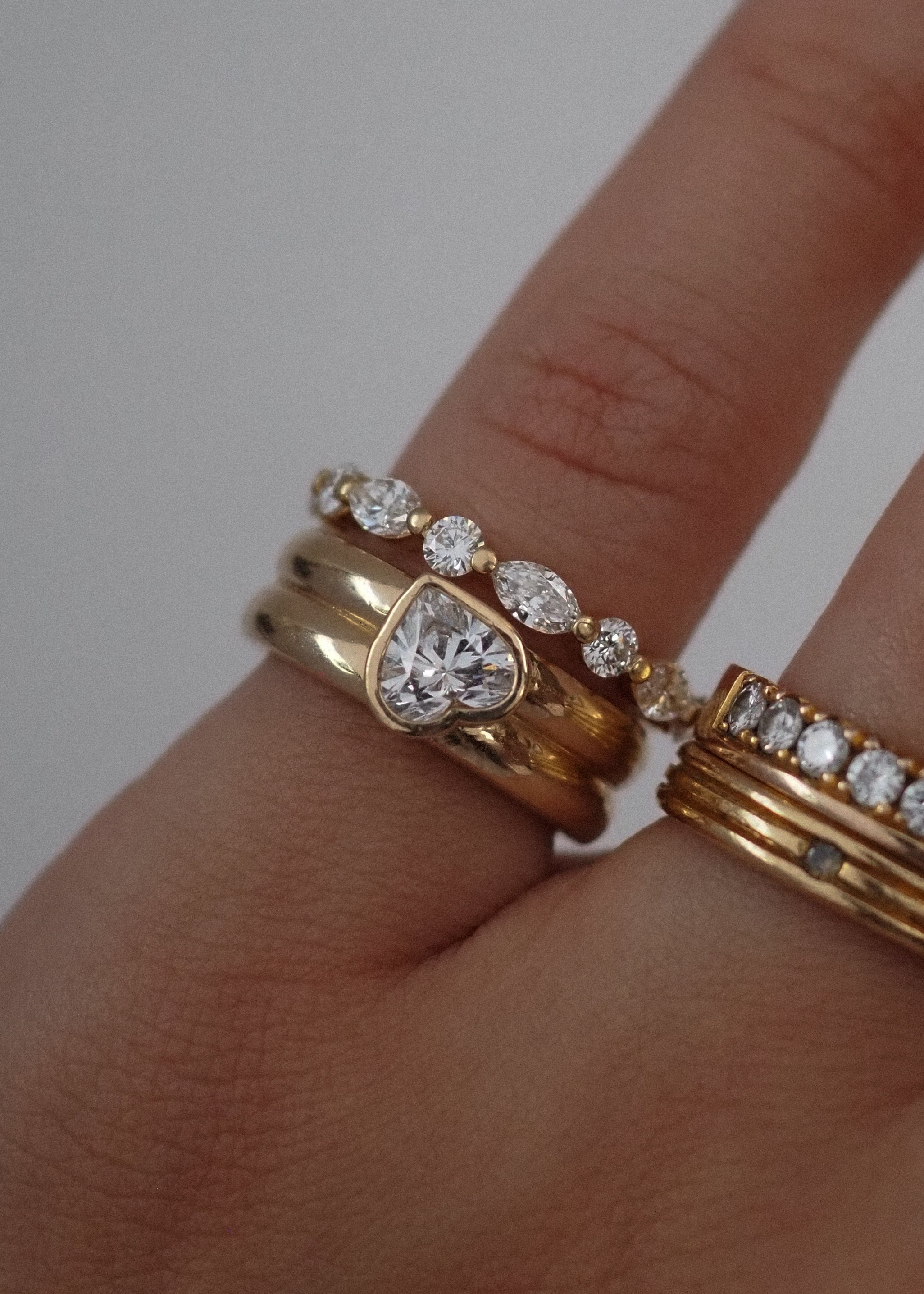 0.3 TCW Round Half Eternity Lab Grown Diamond Wedding Band