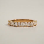 0.3 TCW Round Half Eternity Lab Grown Diamond Wedding Band