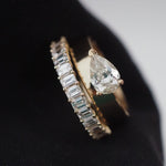 0.3 TCW Round Half Eternity Lab Grown Diamond Wedding Band