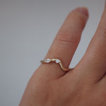 0.3 TCW Round Half Eternity Lab Grown Diamond Wedding Band