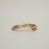 0.3 TCW Round Half Eternity Lab Grown Diamond Wedding Band