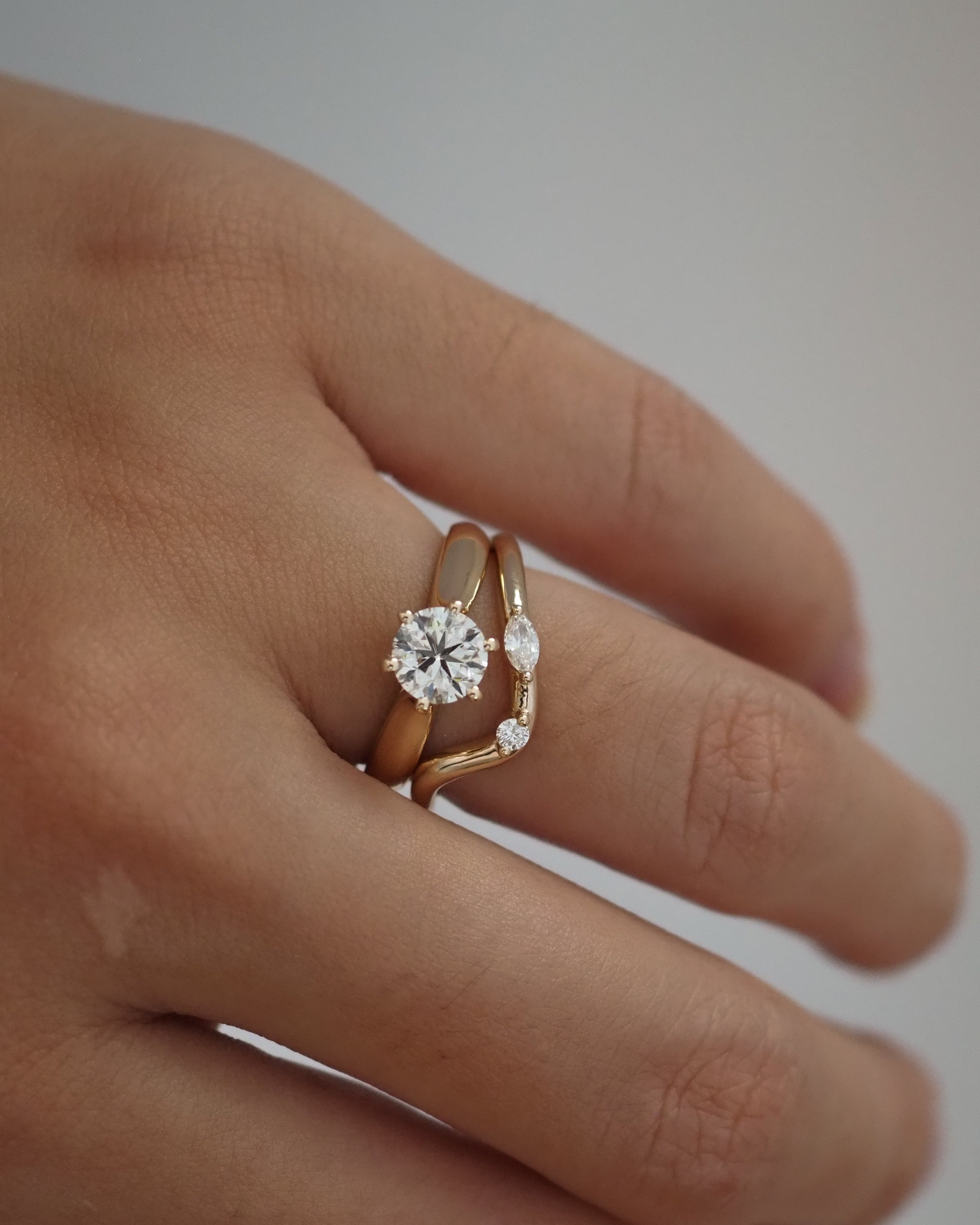 0.3 TCW Round Half Eternity Lab Grown Diamond Wedding Band