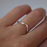 0.3 TCW Round Half Eternity Lab Grown Diamond Wedding Band