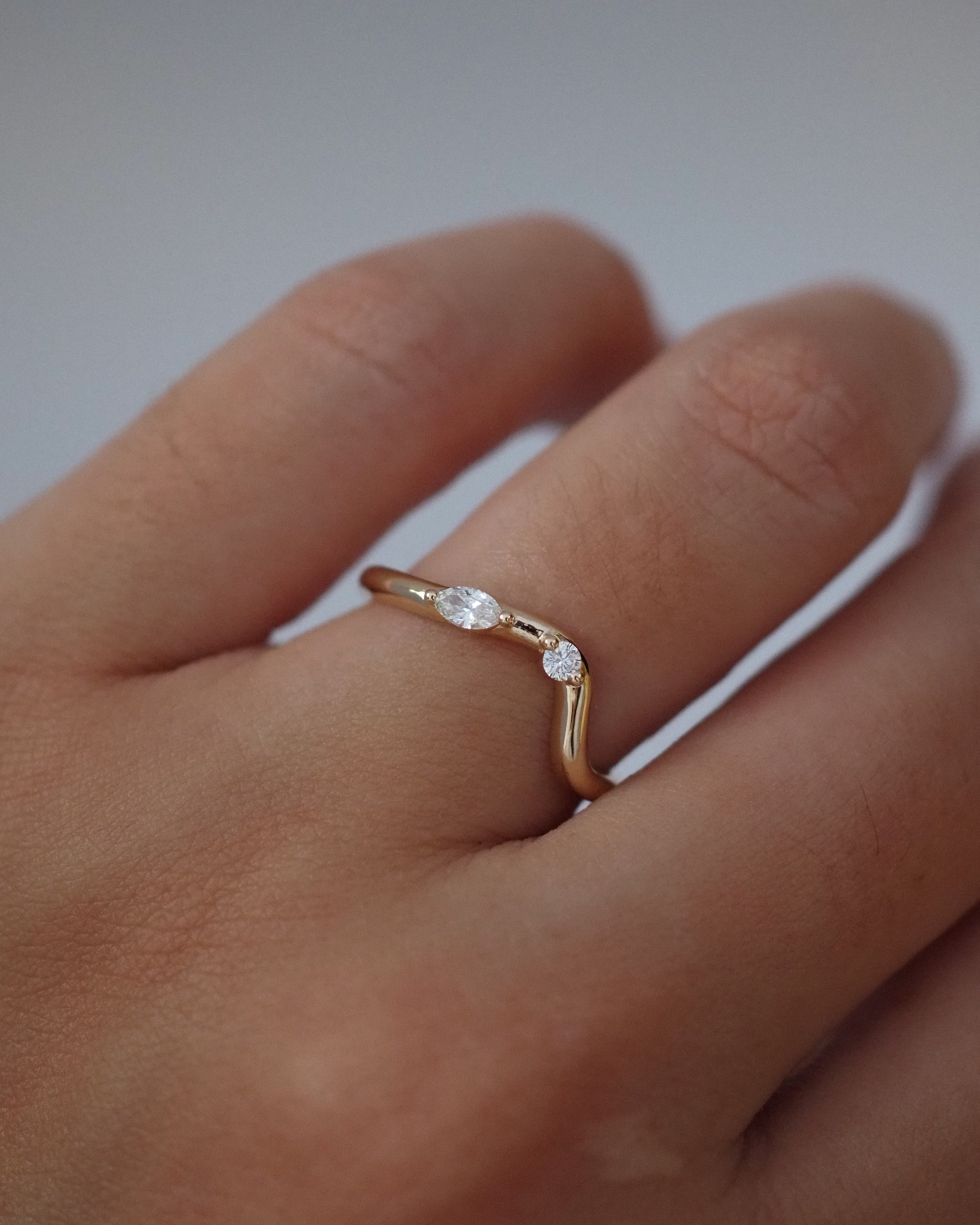 0.3 TCW Round Half Eternity Lab Grown Diamond Wedding Band